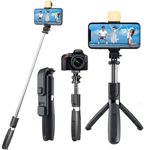 All-in-One Wireless Bluetooth Selfie Stick Tripod
