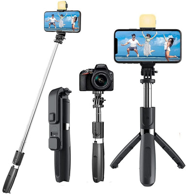 All-in-One Wireless Bluetooth Selfie Stick Tripod