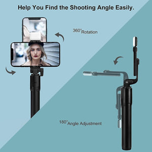All-in-One Wireless Bluetooth Selfie Stick Tripod