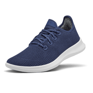Women's Tree Runners - Marine Blue (White Sole)