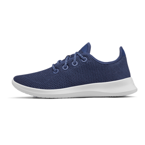 Women's Tree Runners - Marine Blue (White Sole)