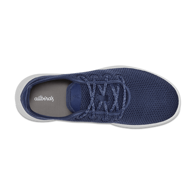 Women's Tree Runners - Marine Blue (White Sole)