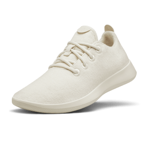 Men's Wool Runners - Natural White (Cream Sole)