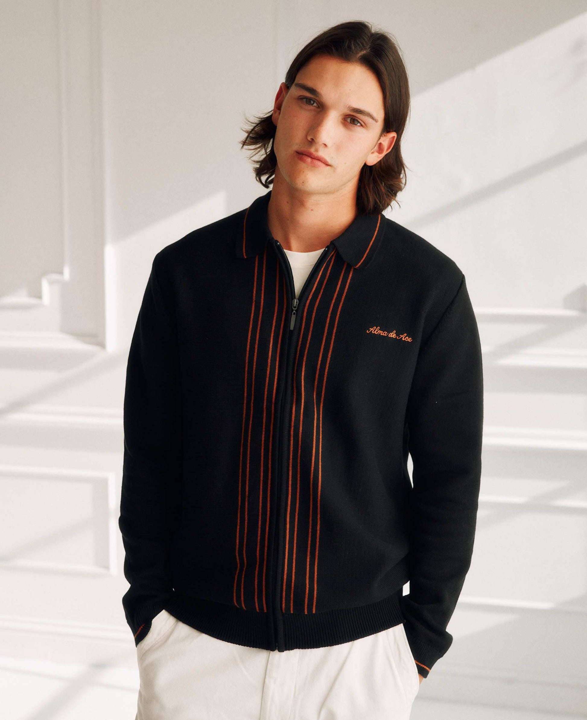 Alma De Ace Zela Knitted Black Jacket