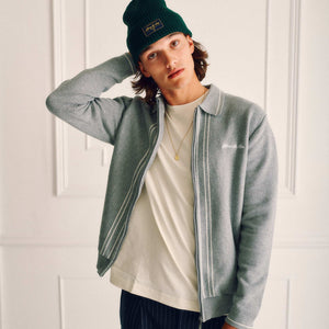 Alma De Ace Zela Knitted Grey Jacket