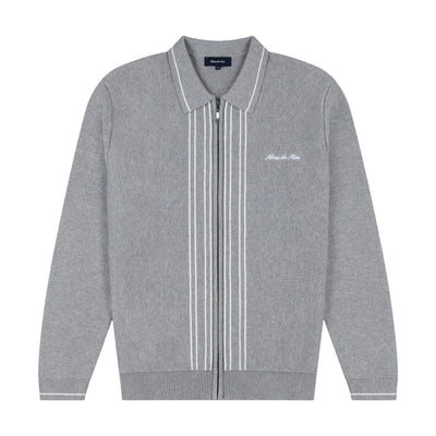 Alma De Ace Zela Knitted Grey Jacket
