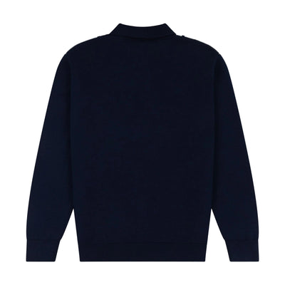 Alma De Ace Adoria Knitted Navy Cream Shirt