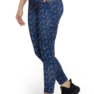 Energize Sports Tights - Midnight Print 01