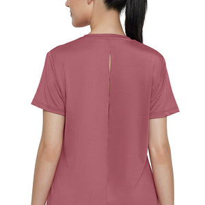 Flaunt Crew Neck Tee - Mauvewood
