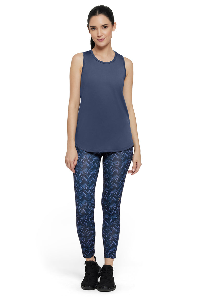 Energize Sports Tights - Midnight Print 01