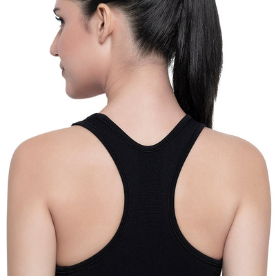 Reversible Low Impact Sports Bra - Black