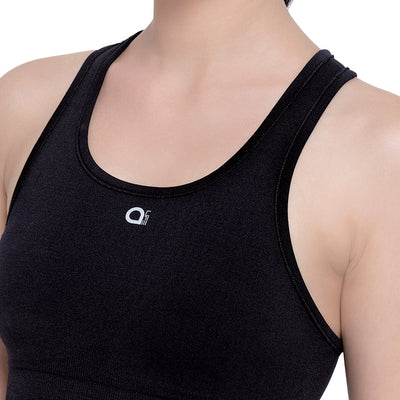 Reversible Low Impact Sports Bra - Black