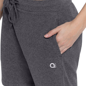 Essential Relaxed Shorts - Gray Pinstripe Marl