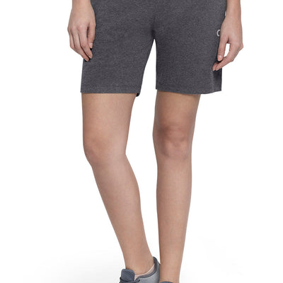 Essential Relaxed Shorts - Gray Pinstripe Marl