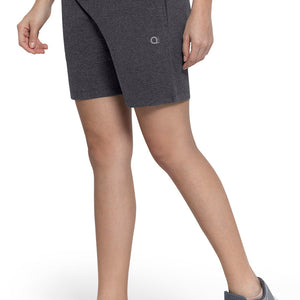Essential Relaxed Shorts - Gray Pinstripe Marl