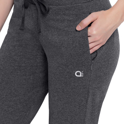 Essential Relaxed Full Length Pants - Gray Pinstripe Marl