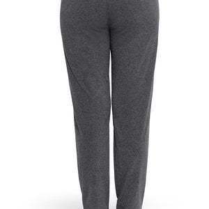 Essential Relaxed Full Length Pants - Gray Pinstripe Marl