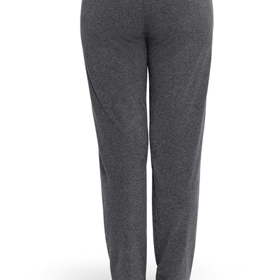 Essential Relaxed Full Length Pants - Gray Pinstripe Marl