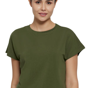 Essential Crop Top - Cypress