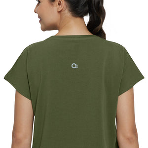 Essential Crop Top - Cypress