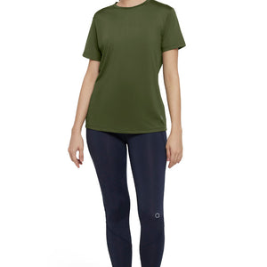 Flaunt Crew Neck Tee - Cypress
