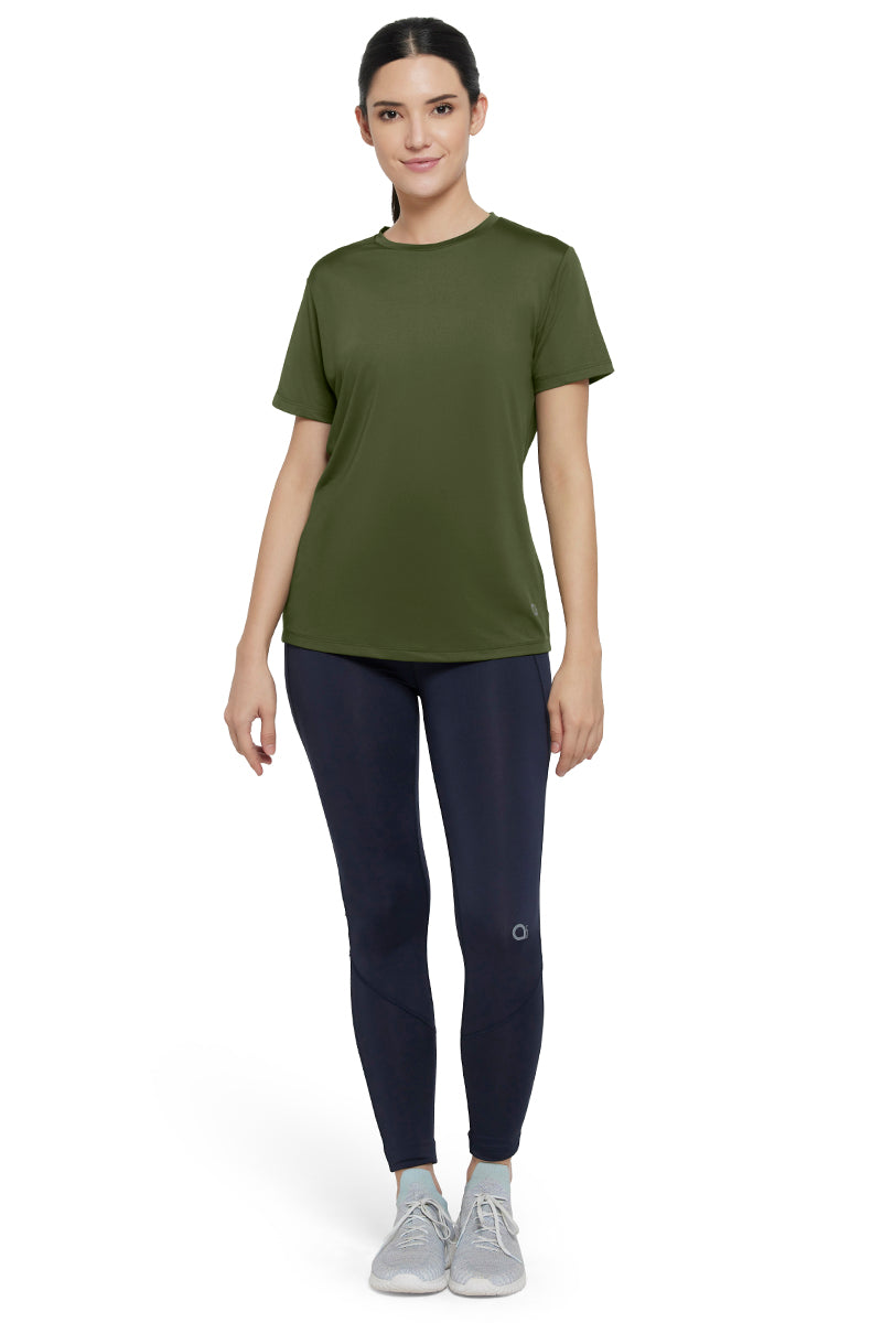 Flaunt Crew Neck Tee - Cypress