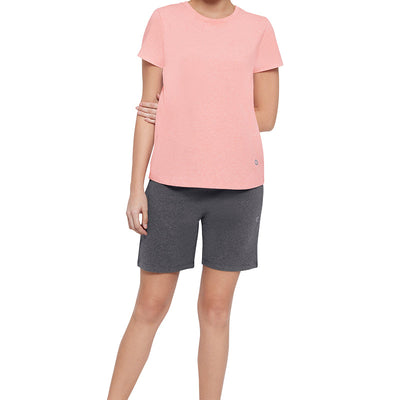 Essential Relaxed Shorts - Gray Pinstripe Marl