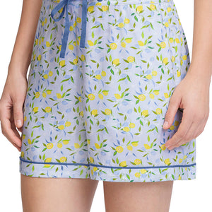 Sleep Shorts - Lemon Leaf Pr