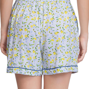 Sleep Shorts - Lemon Leaf Pr