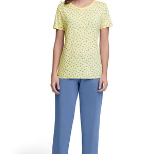 Full Length PJ Bottom - Colony Blue