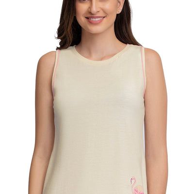 Sleep Tank Top - Whitesmoke