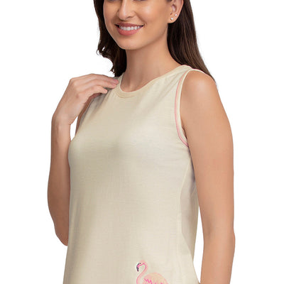 Sleep Tank Top - Whitesmoke