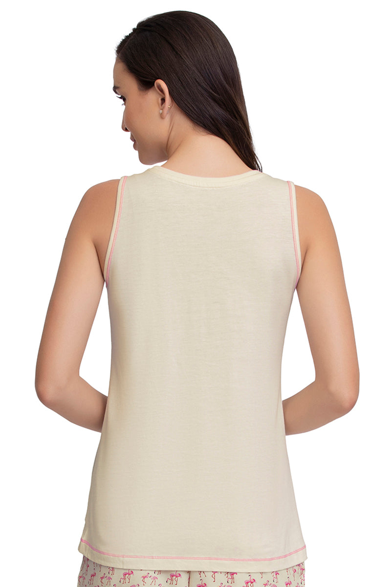 Sleep Tank Top - Whitesmoke