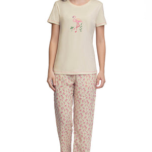 Full Length Pyjama Bottom - Flamingo Pr