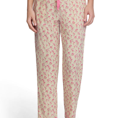 Full Length Pyjama Bottom - Flamingo Pr