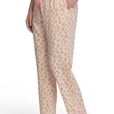 Full Length Pyjama Bottom - Flamingo Pr