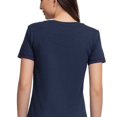 Scoop Neck Sleep Tee - Midnight