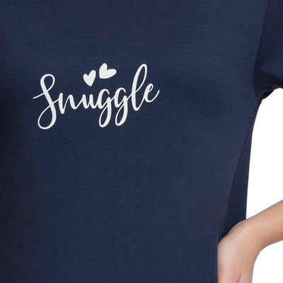 Scoop Neck Sleep Tunic - Midnight