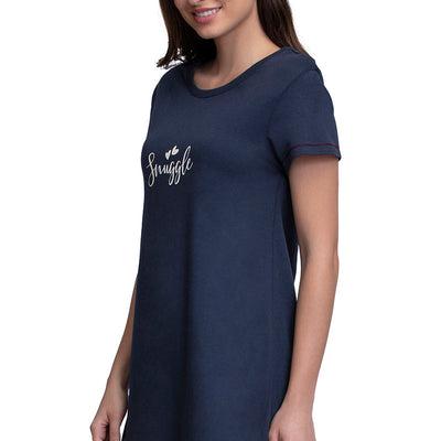 Scoop Neck Sleep Tunic - Midnight