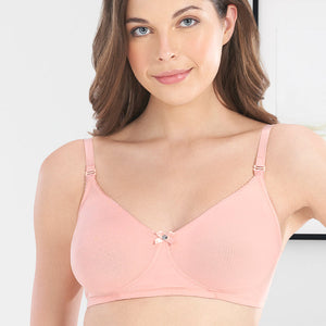 All Day Comfort Non-padded & Non-wired Bra - Impatiens-Pink