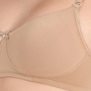 All Day Comfort Non-padded & Non-wired Bra - Sandalwood