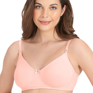 All Day Comfort Non-padded & Non-wired Bra - Impatiens-Pink