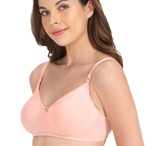 All Day Comfort Non-padded & Non-wired Bra - Impatiens-Pink