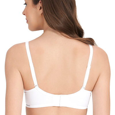 Essential Padded Wirefree Bra - White