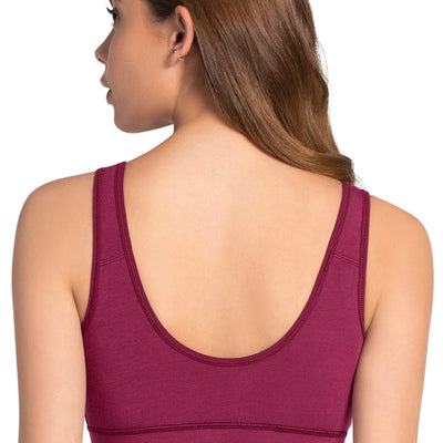 All Day at Home Bra - Beet Red