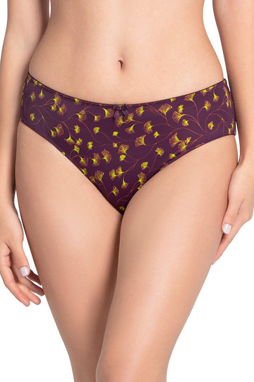 Linear Floral Print