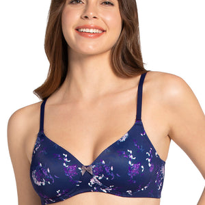 Smooth Charm Padded Non-Wired T-shirt Bra - Hydrangea Floral Print