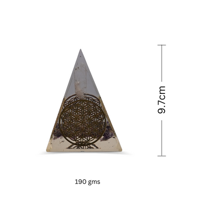 Amethyst Orgonite Nubian Pyramid