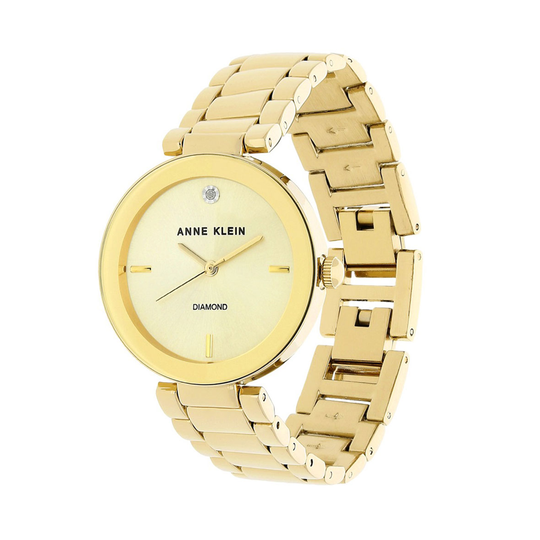Anne Klein Analog Champagne Dial Women 32mm