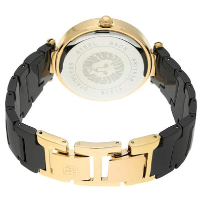 Anne Klein Ceramics Black Dial Women 33mm